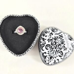 Sz 7.75 Brighton Romantica Collection Pink Crystal Ring